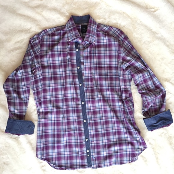 Mens Tailorbyrd Long Sleeve Dress Shirt XL - Picture 2 of 5